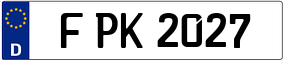Truck License Plate